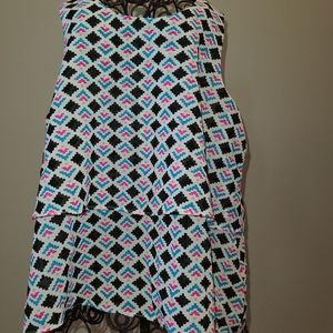 Total Girl layered girls tank top, sz 10-12